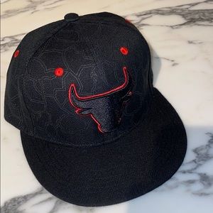 Chicago bulls flat rimmed hat
